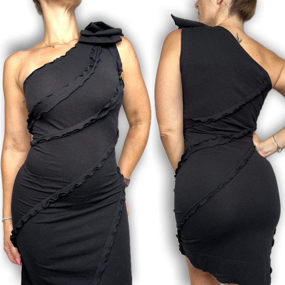 Marc By Marc Jacob’s Ruffle One Shoulder Dress